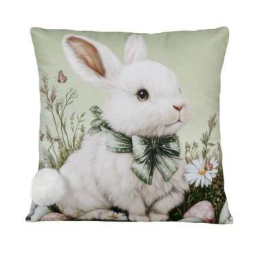 Imagem de Almofada De Páscoa Encanto Açucarado Coelho 499158 40x40cm
