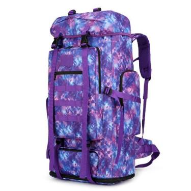 Imagem de Mochila de Senderismo W WINTMING 70L/100L Camping Mochila Táctica MOLL