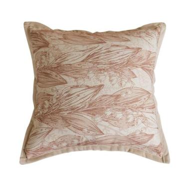 Imagem de Capa de travesseiro Soft Chenille Floral 45x45cm Poliéster 130g - yiwe