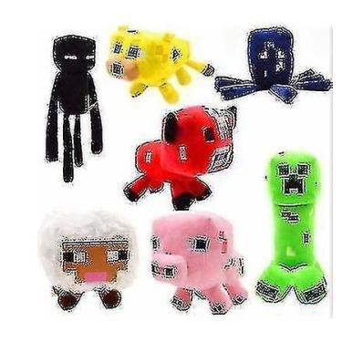 Imagem de HMWY-7pcs Minecraft Pluche Toy Creeper Knuffel Dierlij - Gloome Store