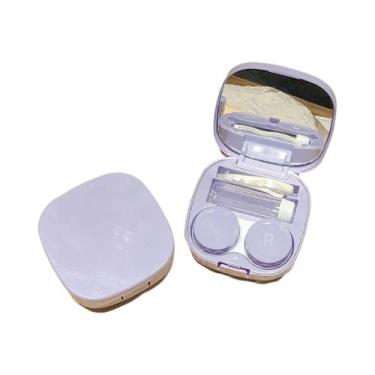 Imagem de Estojo Portátil Compacto Para Lentes De Contato Macaron - Necessaire D