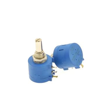 Imagem de Potenciômetro De Precisão Multivoltas 10 Anéis Resistor Ajustável 10K 