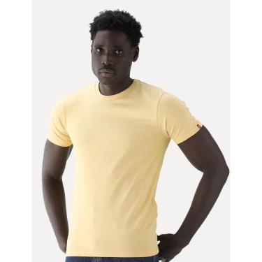 Imagem de Camiseta Levis Masculina Slim Tag Sleeve Lisa Amarelo Claro-Masculino