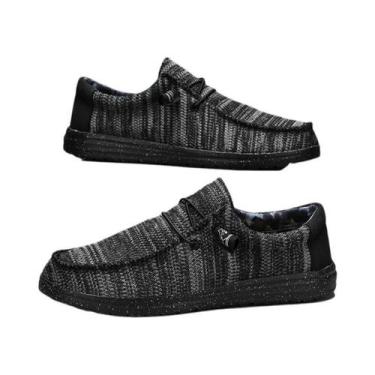 Imagem de Tênis Masculinos De Lona Leves E Respiráveis Em Tamanho Grande Para Ca