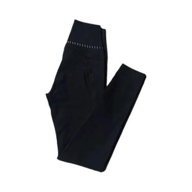 Imagem de Calças De Yoga Femininas De Cintura Alta Nude Com Efeito Levanta Bumbu