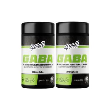 Imagem de Gaba 4well 300mg - 60 cápsulas - Combos 2 Potes