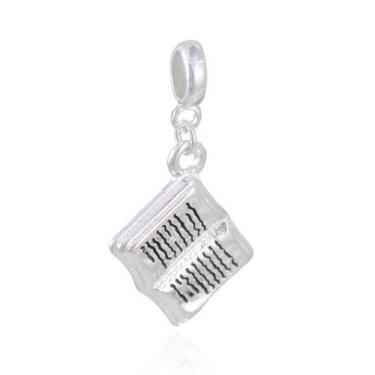 Imagem de Pingente Biblia banho Prata Pulseiras Berloques - Pulseiras e Berloque