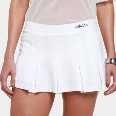 Imagem de Saia Seasonal Essentials Colorpop C/ Legging Interna - Adidas, Branco,