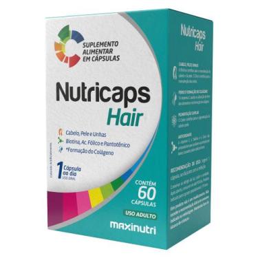 Imagem de Nutricaps Hair Polivitaminico 60 Cápsulas Maxinutri