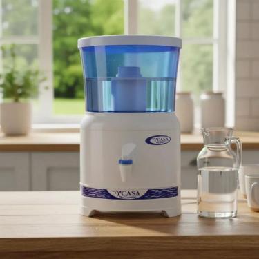 Imagem de Filtro De Água 6 Litros Com Vela De Barro Sistema Econômico - NoBrand