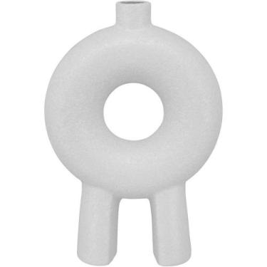 Imagem de Vaso 22x15x5cm Cerâmica Branco - NH