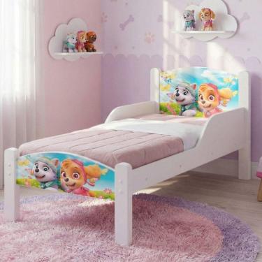 Imagem de Mini Cama Para Criança Com Colchão Inclusa Sky - Branco Sky