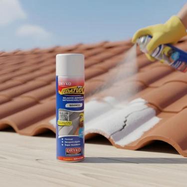 Imagem de Spray Vedatudo Vazamentos Agua Reparo Telha Laje Calha 400ml - GIRAFLO