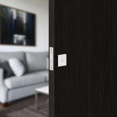Imagem de Fechadura 3f série 4000 roseta quadrada inox - 440 cromado - FERRAGENS