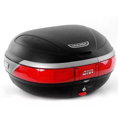 Imagem de Bau Givi Monokey 52L Maxia E-52N Lente Vermelha Bauleto
