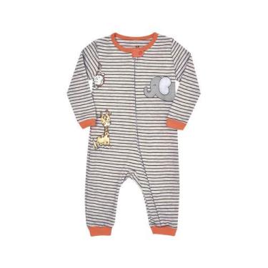 Imagem de Macacão Para Bebê Em Suedine Ref 11534 - Kiko, G, Cinza