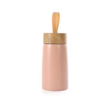 Imagem de Garrafa Inox de Parede Dupla 250 ml: Estilo e Isolamento para Suas Beb