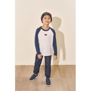 Imagem de Calça Infantil Menino em Nylon Marinho Divertto - Diverto, Azul marinh