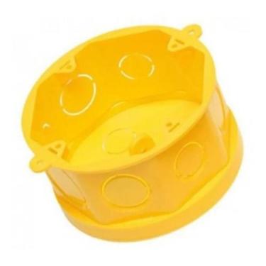 Imagem de Caixa de Luz Pvc Amarela FMS - Tigreflex