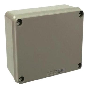 Imagem de Caixa de passagem pvc 154x110x70 Cinza - Biki - STECK