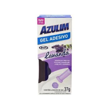 Imagem de Refil Gel Adesivo Detergente Sanitário Lavanda C/6 Azulim