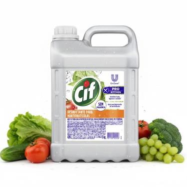 Imagem de Cif Desinfetante Hortifrutícolas Para Alimentos 4,76 Litros