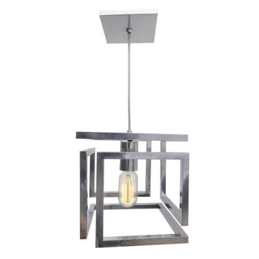 Imagem de Pendente Infinity Cromado +Lâmpada Filamento T45 220V