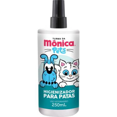 Imagem de Higienizador Turma da Mônica Pets Patas para Cães e Gatos - 250 mL