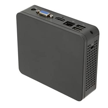 Imagem de Mini PC Sem Ventilador, DDR3L 4 GB RAM 64 GB SSD Mini Computador 4K HD Micro Computador Com Gigabit Ethernet para Win10 Pro, Suporte HDMI e VGA, USB 3.0, Exibição Dupla para Home