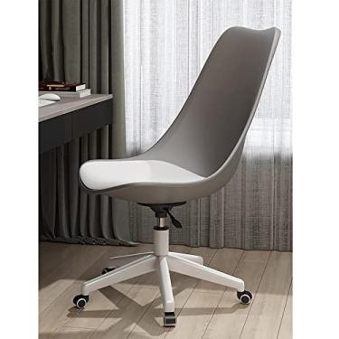 Imagem de Cadeira de conferência no meio das costas, cadeira de computador ergonômica durável Pp plástico cadeira de escritório em casa moderna cadeira de mesa com almofada de assento de látex, cadeira