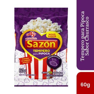 Imagem de Tempero Em Pó Sazón Pipoca Sabor Churrasco 60g