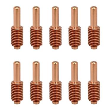 Imagem de ACCEPTIN 10 peças de eletrodos 220037 100A para tocha de corte de plasma 1650 consumíveis