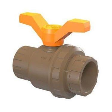 Imagem de  soldável registro esfera 32mm com união *  - tigre