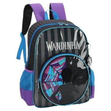 Imagem de Mochila de Costas Wandinha Familia Addams Preto Original, Preto