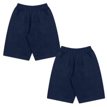 Imagem de Kit 2 Short Bermuda Masculina Menino Infanto Juvenil Escolar - Aymee, 