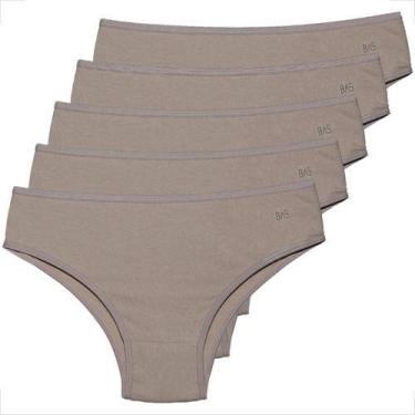 Imagem de Kit 5 Tangão Cotton Penteado Feminina Estilo Atacado - Básica Linda, C