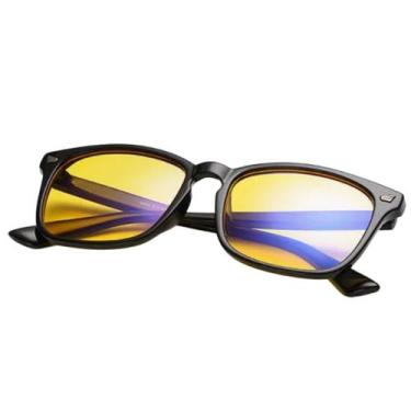 Imagem de Óculos Anti Luz Azul Descanso Gamer Direção Noturna Estilo Moderno - L