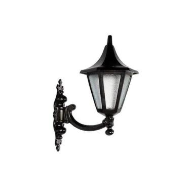 Imagem de Luminária Colonial Verona Mini com Braço em Alumínio 34cm - Luminárias