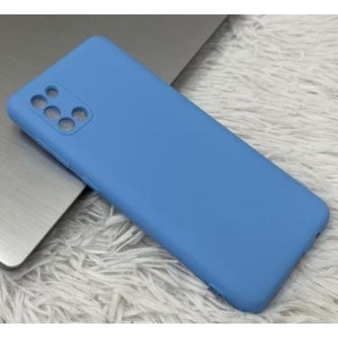 Imagem de Case Capa Capinha A31 Samsung Galaxy Silicone Aveludado Proteção de Câ