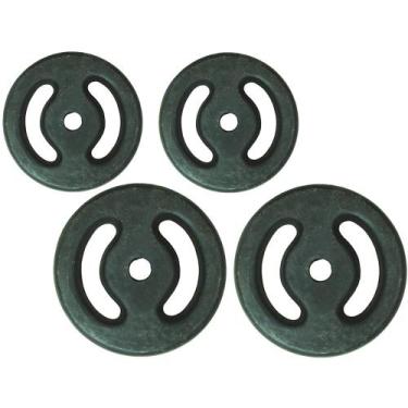 Imagem de Kit anilhas pintadas 30 kg Poli Sports