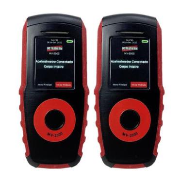 Imagem de Kit 2 Medidor Vibração Digital Corpo Humano Análise Filtro Banda Acele