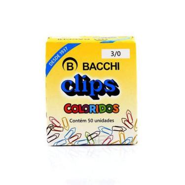 Imagem de Clips 3/0 Colorido Caixa com 50 unidades - Bacchi