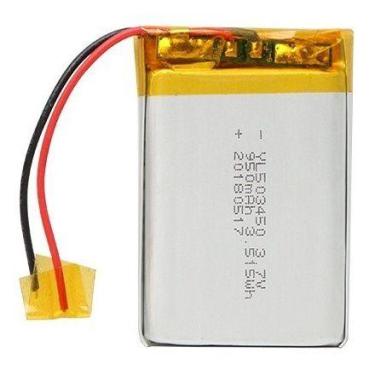 Imagem de Bateria 3,7v 950mah 5mm X 34mm X 50mm Com 2 Fios  - KMIG