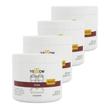 Imagem de Kit 4 Máscaras Capilar Nutritive 500ml - Yellow