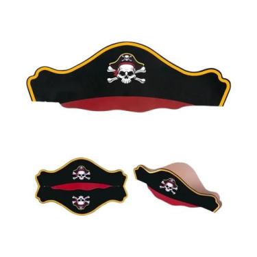 Imagem de Conjunto de Talheres Descartáveis com Tema Pirata - Pratos, Copos, Cha