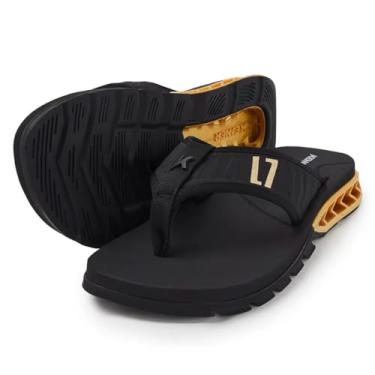 Imagem de Chinelo Kenner Rakka Elite L7 Masculino - Preto e Dourado - 38