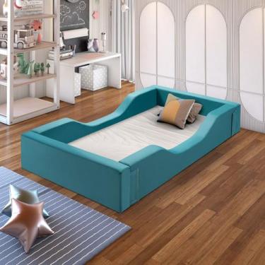 Imagem de Cama Infantil Montessoriana toda em Bloco de Espuma D26 Moderna e Prát