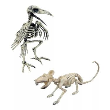 Imagem de Esqueleto Animal Halloween - Rato ou Pássaro Sortido - Genérico