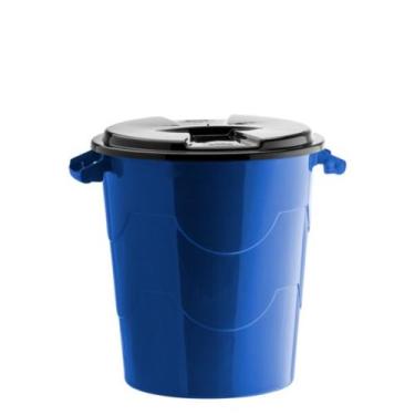 Imagem de Lixeira 30L Cores Sortida - Prática e Funcional - Plasmont