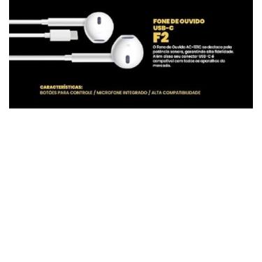 Imagem de Fones Almeida Cruz Ac-101C/ USB-C